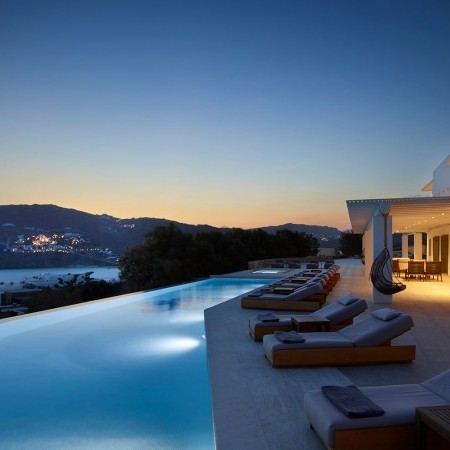 mykonos luxury villa with 31 bedrooms