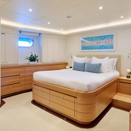 double cabin on 3D yacht