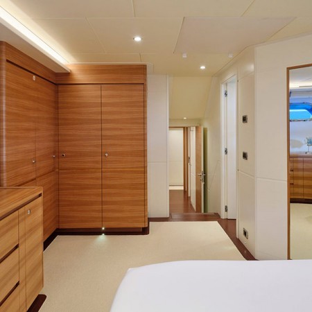 double cabin on 3D yacht