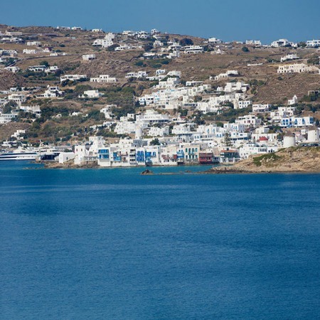 mykonos view from the villa