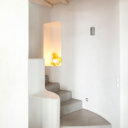 staircase to the bedrooms