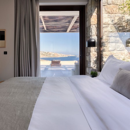 double bedroom at  villa Octave