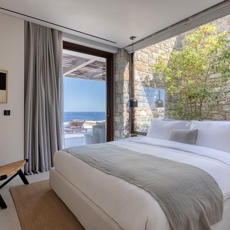 double bedroom at  villa Octave