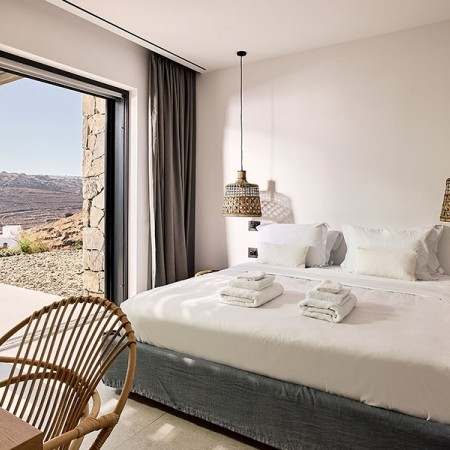 double bedroom at villa La Roche