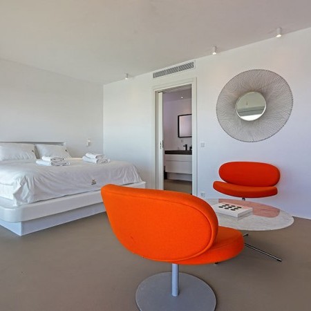 one of the master bedrooms of the property