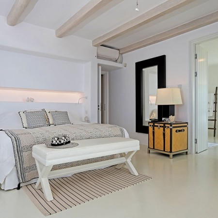 one of the master bedrooms of the property