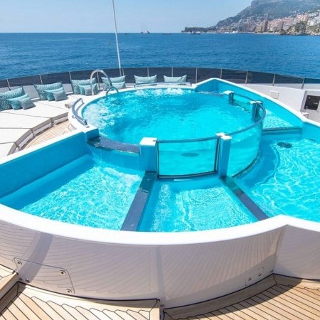 AHS yacht charter with pool