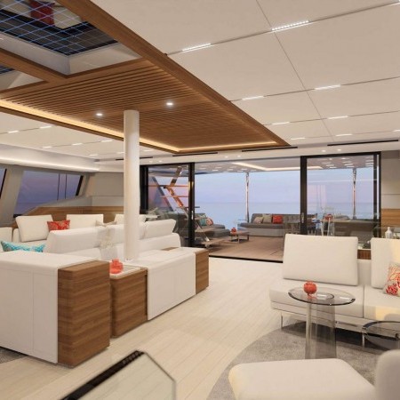 Ad Astra catamaran interior