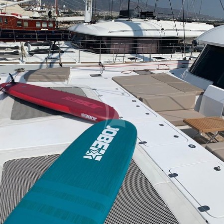 Adara sailing yacht deck lounge