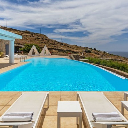 Mykonos Gold Villa Aegean Blue
