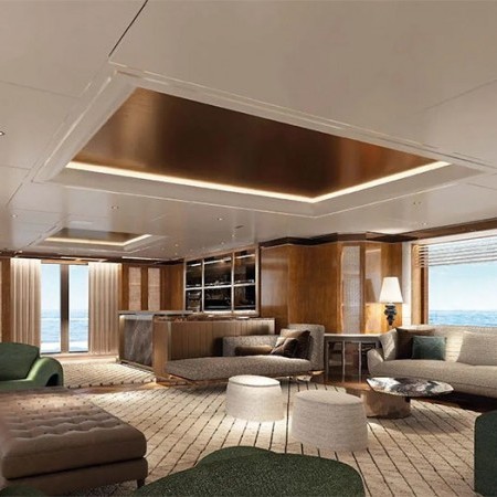 salon of Aelia yacht