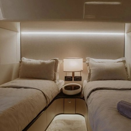 twin cabin on Agio yacht