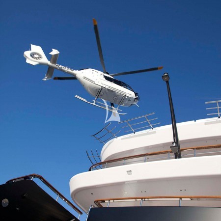 helicopter of Air superyacht