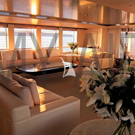 interior living room of Air yacht
