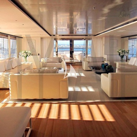 interior living room of Air yacht