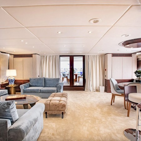 interior of Akira One superyacht