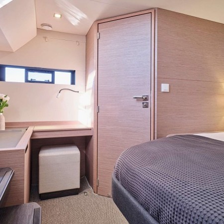 double Cabin on Alena catamaran yacht