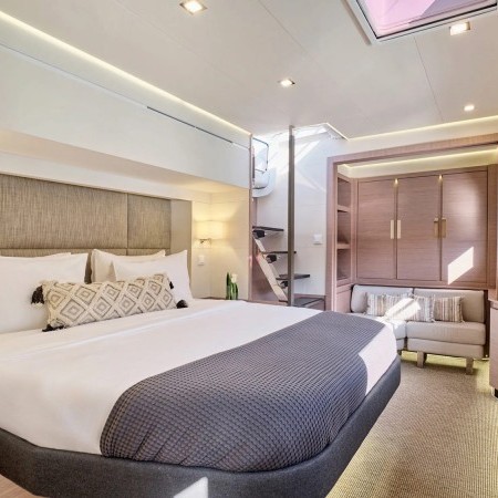 double Cabin on Alena catamaran yacht