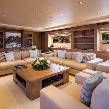 salon of Alexia yacht