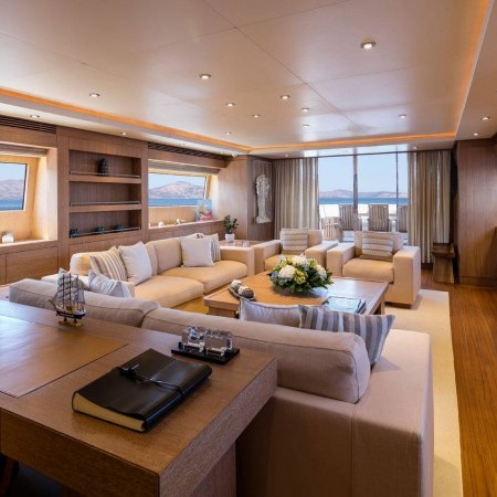 salon of Alexia yacht