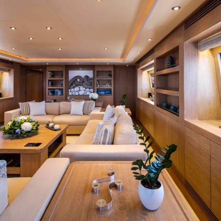 salon of Alexia yacht