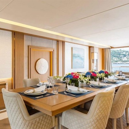 Alfa yacht formal dining