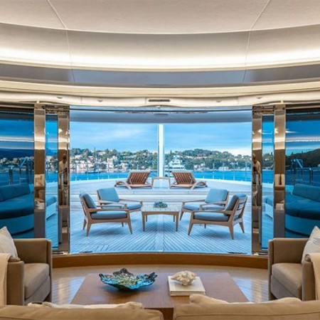 Alfa yacht's interior