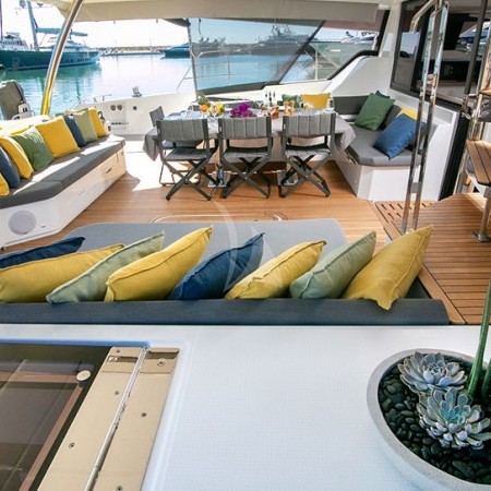 Aloia catamaran boat charter