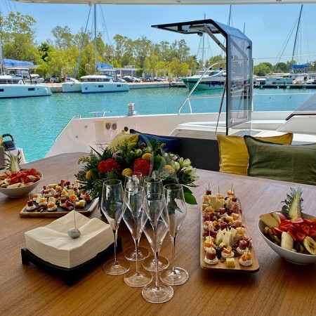 lunch served on board