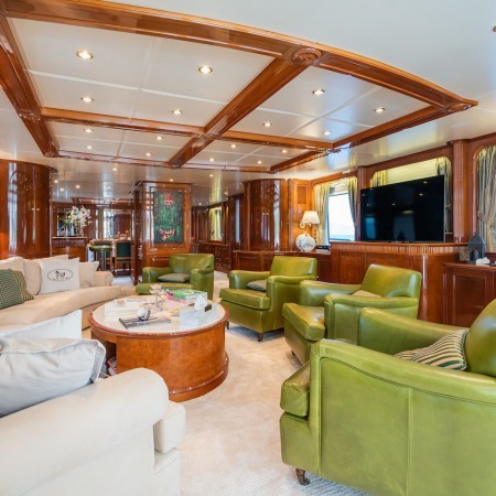 Amadea yacht's interior