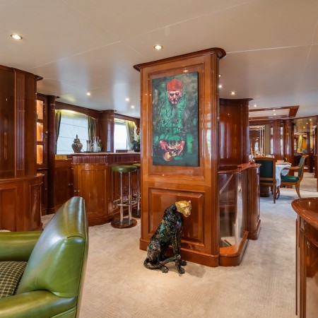 Amadea yacht's interior