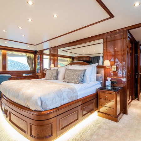 Amadea yacht's double cabin