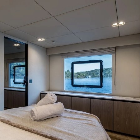 Amileo catamaran double cabin