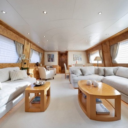 interior of Andilis superyacht 