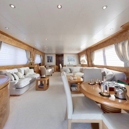 interior of Andilis superyacht 