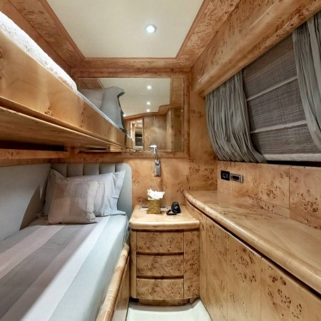 cabin for 2 charter guests