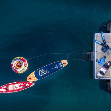 Andilis yacht aerial view