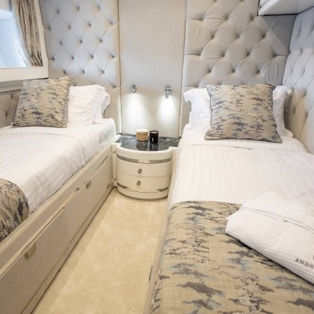 Andromeda yacht cabin