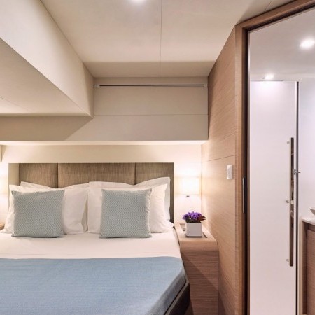 double cabin on Aphaea catamaran charter