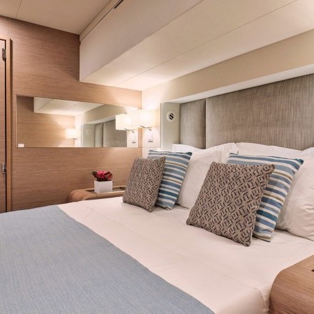 double cabin on Aphaea catamaran charter