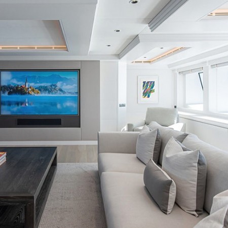 salon of Arbema superyacht