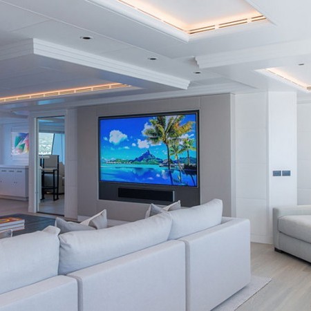 salon of Arbema superyacht