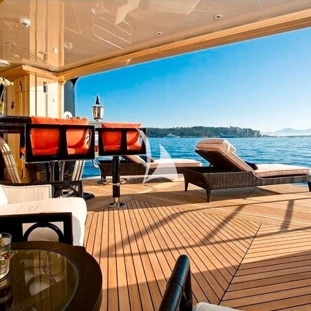Arience yacht deck