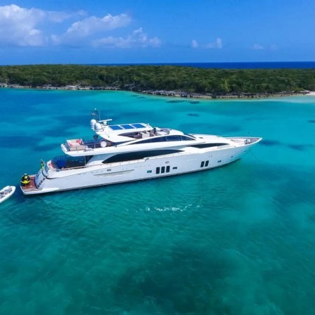 aerial photo of Arion superyacht charter