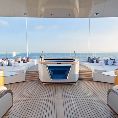 spacious deck