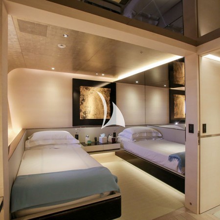 one of the cabins of Aslec 4 yacht