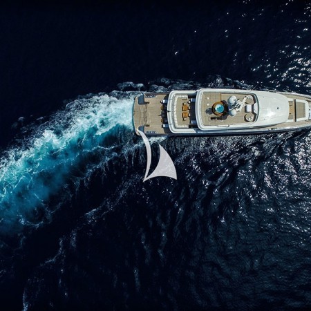 aerial shot of one of the cabins of Aslec 4 yacht