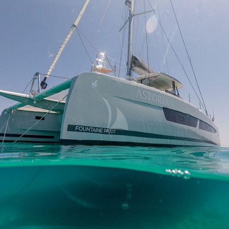 Astoria catamaran charter Greece