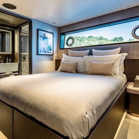 Master cabin of At One yacht