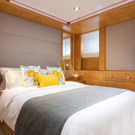 one of the  megayacht's cabins